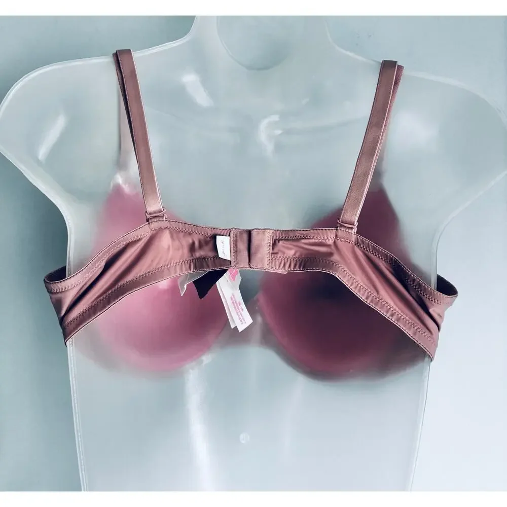 PINK Victoria's Secret Wear Everywhere Lightly Lined Bra 38C Mauve Pink NWT